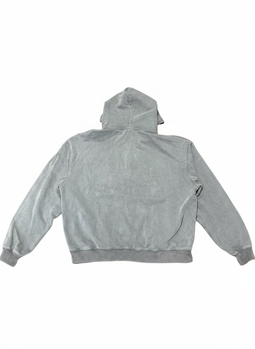 Basic Solity Zip Hoodie